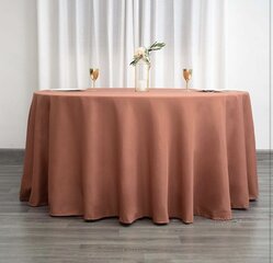 Round Terracotta Linens