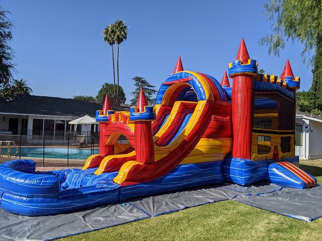 The Fortress Water Slide Combo 
