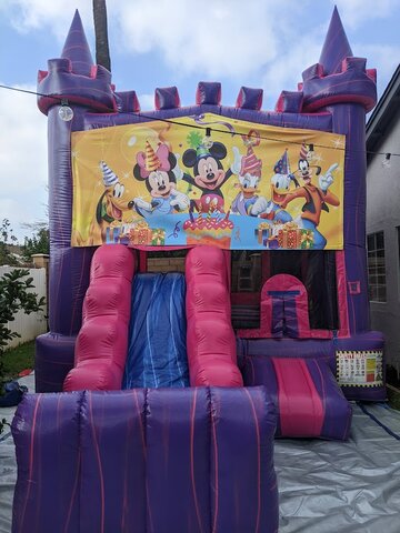 Mickey & Friends Bounce House with Slide