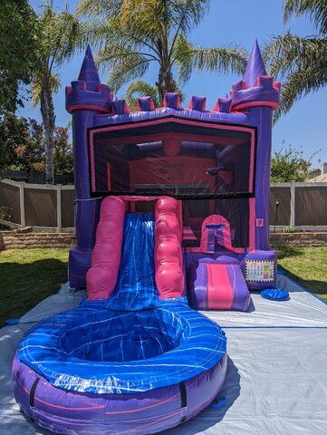 The Princess Castle Bounce House with Water Slide (WET)