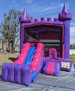 The Princess Castle Combo (DRY) "PARTY PACKAGE" (2 Tables, 16 Chairs, 1 Concession and The Princess Castle Combo DRY)