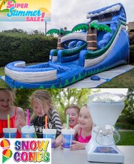  *SUPER SUMMER SALE* NEW Tsunami Water Slide with Free Snow Cone Machine Rental (Supplies Included)