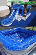 *PARTY POOL SPECIAL* The Tropical Paradise Combo Water Slide with the SUPER SPLASHER Inflatable Pool