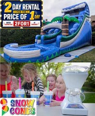  SUPER SUMMER SALE - NEW Tsunami Water Slide with Free Snow Cone Machine Rental (Supplies Included)