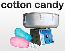 Cotton Candy Machine with Supplies for 50 - $65