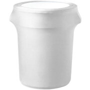 Trash Can Covers White