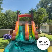 Green & Orange Waterslide