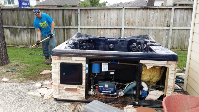 Hot Tub Removal