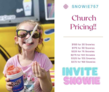 Snowie School Pricing w/ Van Included