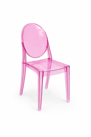 Kids Ghost Chair Pink