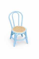Kids Rattan Chair Pastel Blue