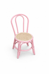 Kids Rattan Chair Pastel Pink