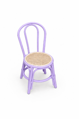 Kids Rattan Chair Pastel Lavender