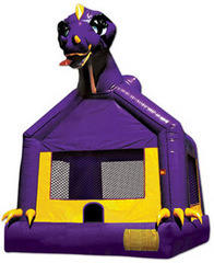 Purple Dinosaur Bounce House