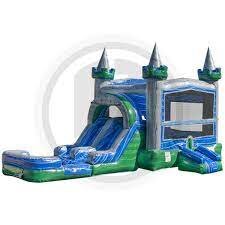 Emerald Castle Dual Water Slide Combo