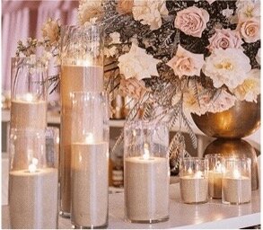 Colored Sand Candle 10PC SET