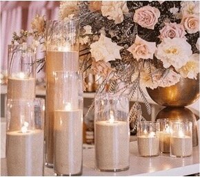 Colored Sand Candle 3PC SET