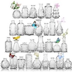 Bud vases-Assorted sizes-24set