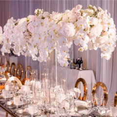 Clear Acrylic Floral Bridge Stand 