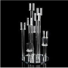 Crystal Tower Candle Centerpiece