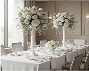 Metal Trumpet Vases-39' tall