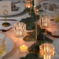 Ribbed Glass Votive Holder