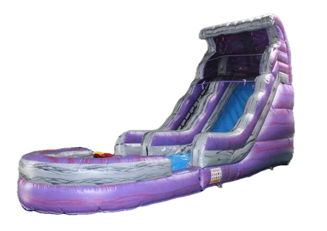 18' Purple Wave Slide WET