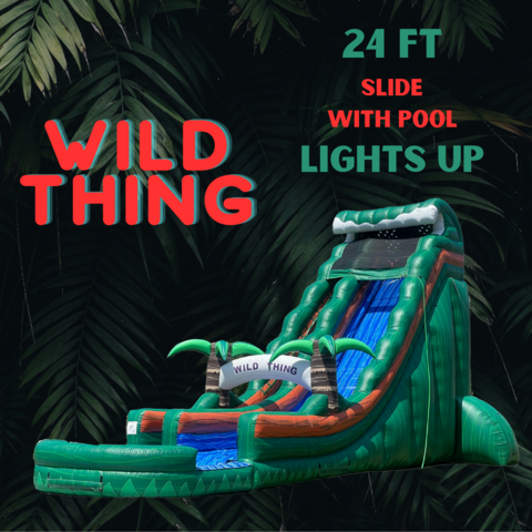 24’ Wild Thing wet/dry slide