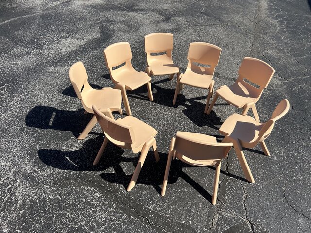Almond toddler chairs
