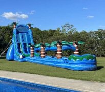 DOUBLE LANE WATERSLIDES