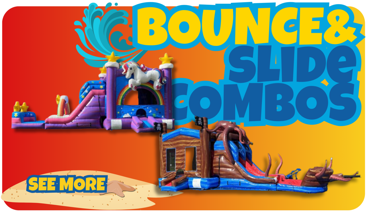 Click To See All Our Bounce House Combo Rentals