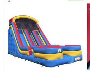 21’ double lane SunDrop Dry slide 