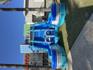 24’ Mount Everest Dual Lane Waterslide 