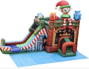 Elf on the Shelf Christmas Bounce House / Slide Combo