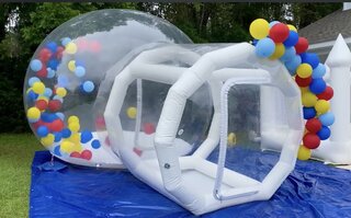 XL Bubble House plus 100 Balloons 