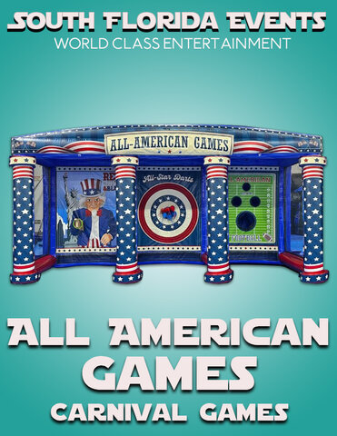 All American Games Carnival Booth 