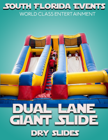 Dual Lane Giant Slide