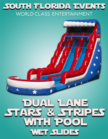 Dual Lane Stars & Stripes Pool