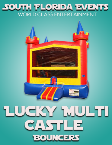Lucky Multi Castle Bouncer