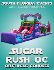 Sugar Rush Obstacle Course (47' L)