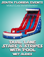 Dual Lane Stars & Stripes Pool