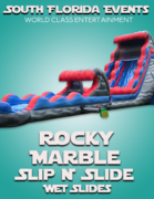 Rocky Marble With Slip N Slide