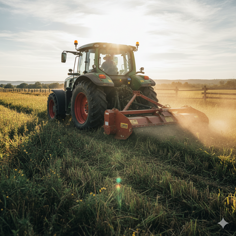 Pasture Shredding