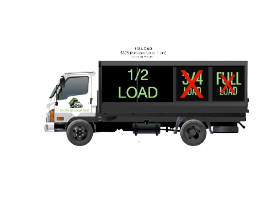 1/2 Load Junk Removal includes 1 junk removal expert