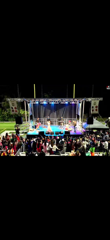 Event stage and audio installation