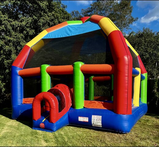 Big Bubba Giant Rainbow Bounce House