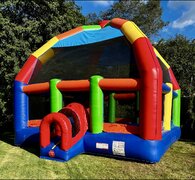 Big Bubba Giant Rainbow Bounce House