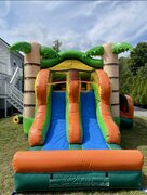 Tropical Combo Bounce House w/ Slide