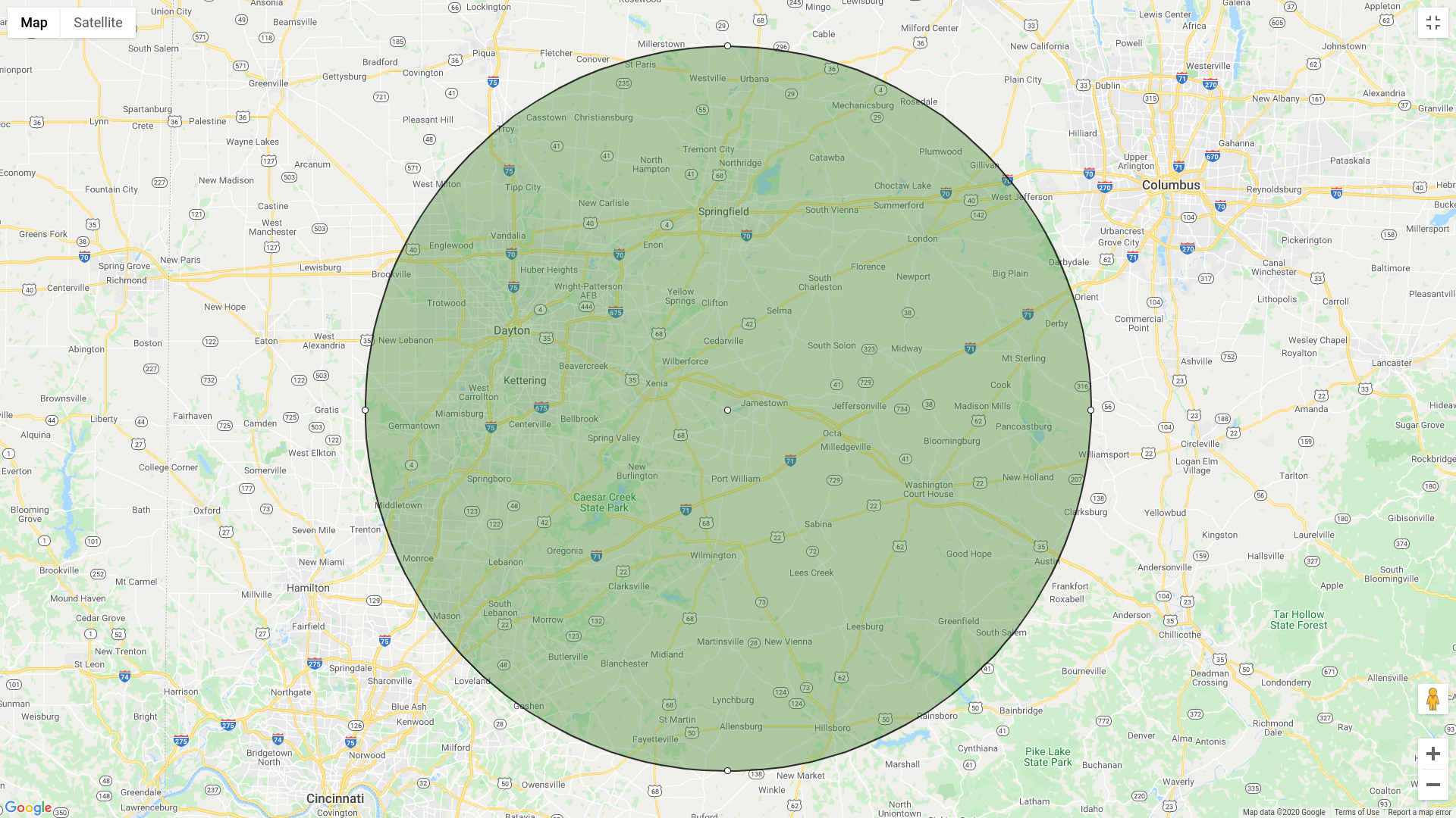 Service Areas Sparks Enterprises LLC, Jamestown OH