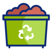 Trash bin icon by Sparks Enterprises LLC